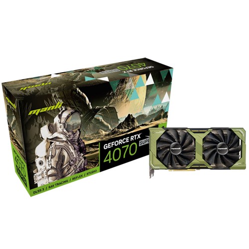 グラフィックボード・グラボ・ビデオカード manli rtx4070 super 12gb Placa de Vídeo Manli NVIDIA GeForce RTX 4070 Super, 12GB, GDDR6X