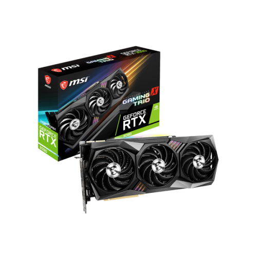 Placa de Vídeo MSI, GeForce, RTX 3090 Gaming X Trio, 24GB, GDDR6X