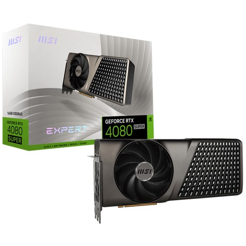 MSI 4080 動作品 Placa De Vídeo MSI NVIDIA GeForce RTX 4080 Super Expert, 16GB