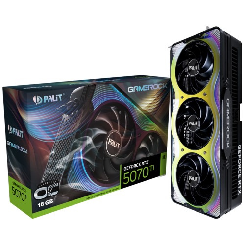 保証有Palit GeForce RTX 5070 GamingPro 12GB Placa de Video Palit GeForce RTX 5070 Gaming Pro-S, 12GB, GDDR7