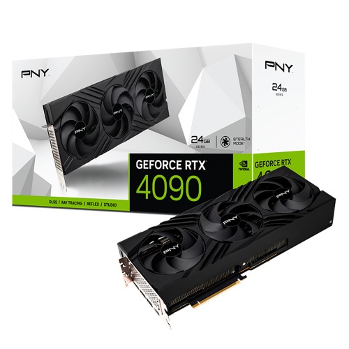 Placa de Vídeo PNY NVIDIA GeForce RTX 4090 VERTO Triple Fan, 24GB