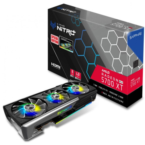 Placa de Vídeo Sapphire Radeon Navi RX 5700 XT Nitro+, 8GB GDDR6