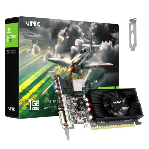 Placa De Vídeo Vinik NVIDIA GeForce G 210, 1GB, DDR3, GPUVK2101GBLP0H2