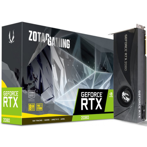 Placa de Vídeo Zotac NVIDIA GeForce RTX 2080 Blower, 8GB, GDDR6