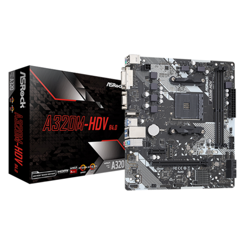 ASRock A320M HDV マザーボード CPU メモリセット placa-mae-asrock-a320m-hdv-