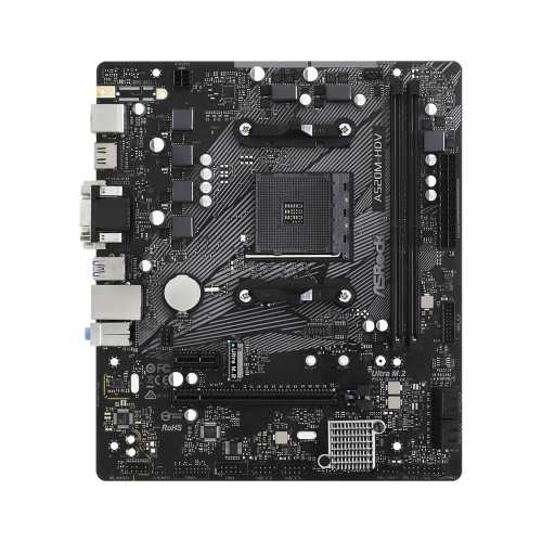 Placa Mãe AsRock A520M-HDV, A520, AMD AM4, mATX, DDR4 - Open Box