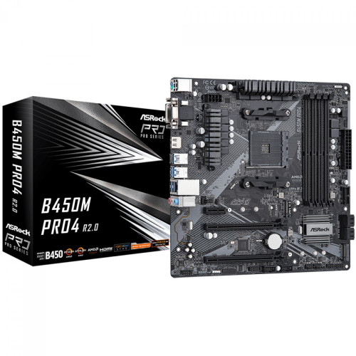 ASRock B450 Pro4 GTX960 750W電源 セット placa-mae-asrock-b450m-pro4-