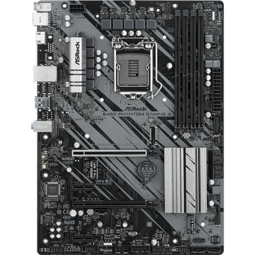 Placa Mãe AsRock B460 Phantom Gaming 4, Chipset B460, Intel LGA