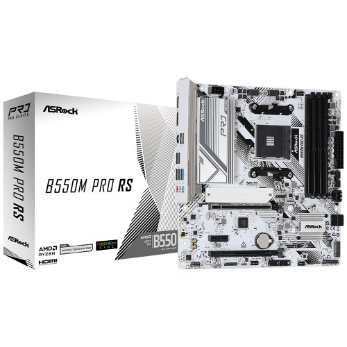 Placa-Mãe ASRock B550M Pro RS, AM4, mATX, DDR4 | Terabyte
