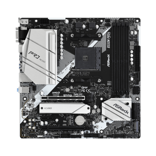 ★新品未使用　ASRock B550M Pro4　★ Placa Mãe AsRock B550M Pro4, B550, AMD AM4, mATX, DDR4, 90-MXBDK0