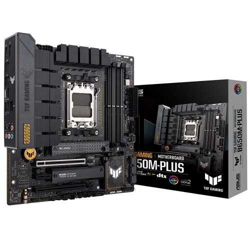 Placa Mãe Asus TUF Gaming B650M-PLUS, Chipset B650, AMD AM5, mATX