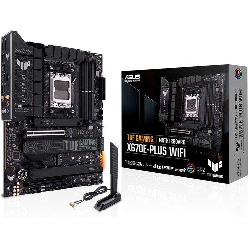Placa Mãe Asus TUF Gaming X670E-Plus WiFi, Chipset X670, AMD AM5