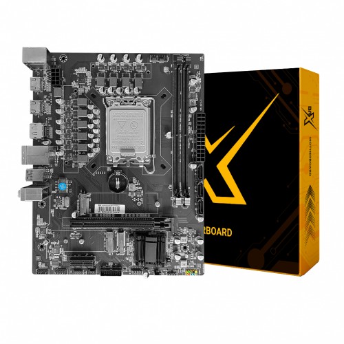 Placa Mãe BRX H610, Chipset H610, Intel LGA 1700, mATX, DDR4, PM-H6101700