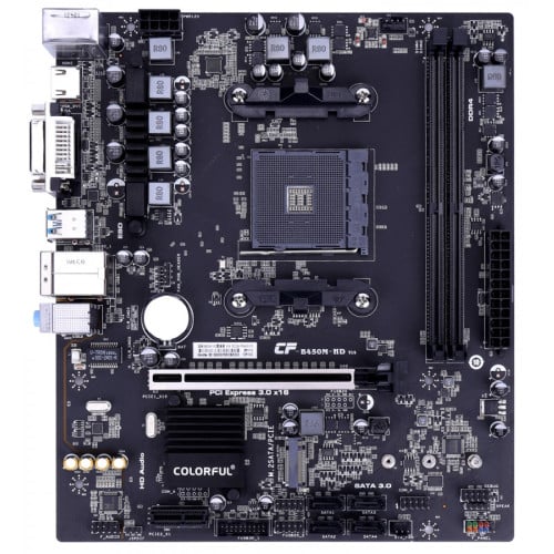Placa Mãe Colorful Battle-AX B450M-HD V14, Chipset B450, AMD AM4, mATX, DDR4 - Open