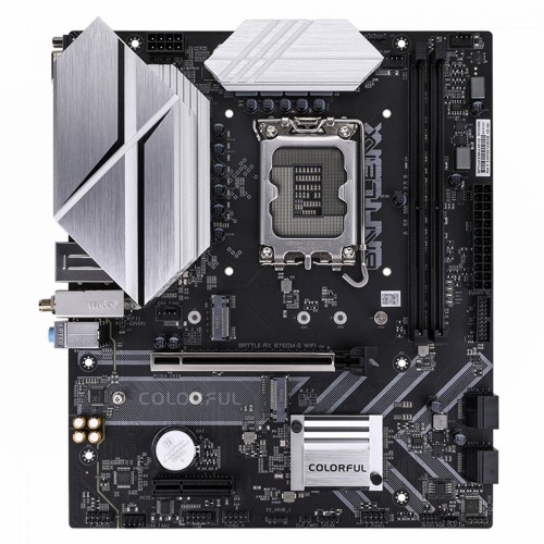 Placa Mãe Colorful Battle-AX B760M-G WIFI V20A, Chipset B760, Intel LGA 1700, MATX, DDR4