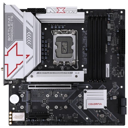 Placa Mãe Colorful Battle-AX B860M-Plus WiFi V20, Chipset B860, Intel LGA 1851, MATX, DDR5