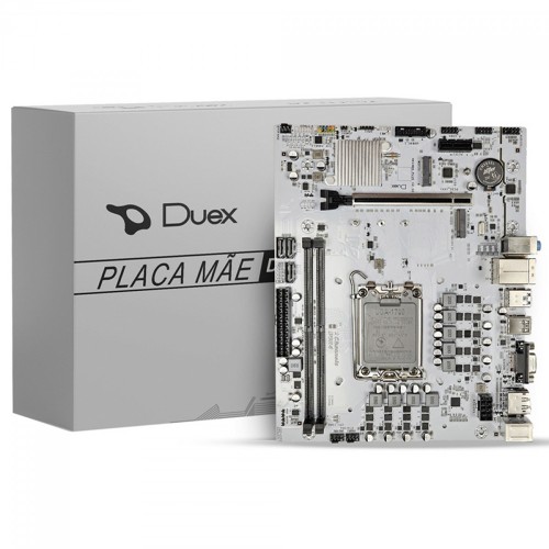Placa Mãe Duex DX-H610ZG PRO, Chipset H610, Intel LGA 1700, MATX, DDR4