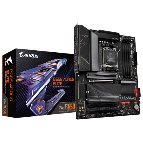 Placa Mãe Gigabyte B650 Aorus Elite, Chipset B650, AMD AM5, ATX, DDR5