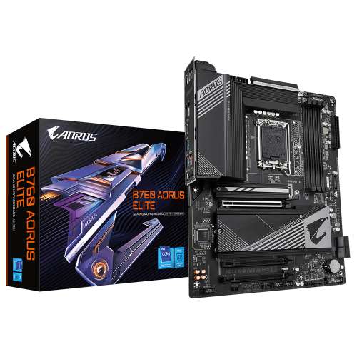 Placa Mãe Gigabyte B760 AORUS ELITE, Chipset B760, Intel LGA 1700, ATX, DDR5 - Open Box