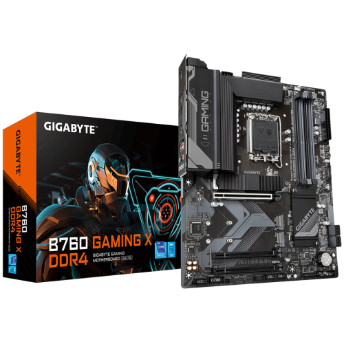 Placa Mãe Gigabyte B760 Gaming X DDR4, Chipset B760, Intel LGA 1700, ATX, DDR4