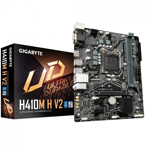 Placa Mãe Gigabyte H410M H V2, Chipset H410, Intel LGA 1200, mATX, DDR4 - Open Box