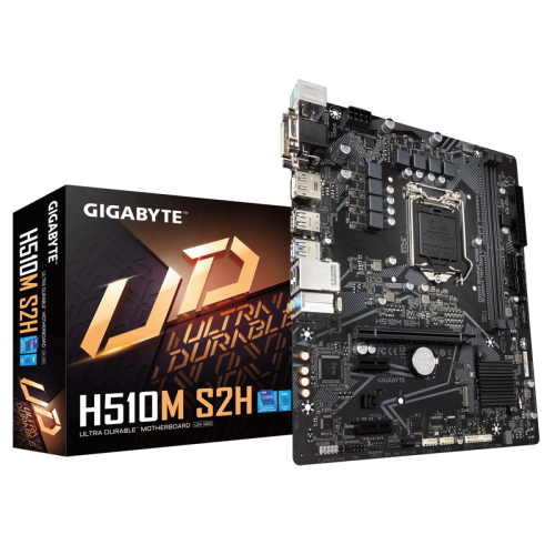 Placa Mãe Gigabyte H510M S2H, Chipset H510, Intel LGA 1200, mATX, DDR4