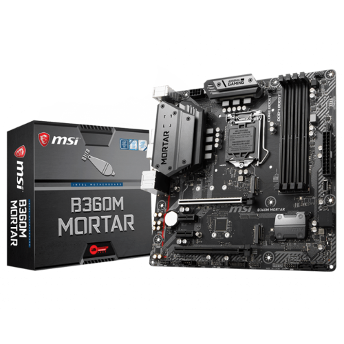 MSI B360M MORTAR マザーボード+intel i5 9400f placa-mae-msi-b360m-mortar-