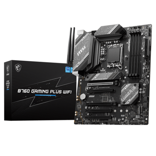 Placa Mãe MSI B760 Gaming Plus Wi-Fi, Chipset B760, Intel LGA 1700