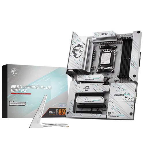 Placa Mãe MSI B850 Gaming Plus WIFI PZ, Chipset B850, AMD AM5, ATX