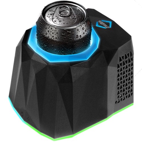 Refrigerador de Latas Iceberg Thermal IceFloe Aurora, RGB, USB-C, Preto, IFTEC0-B0A