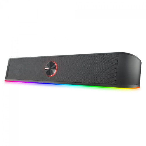 Soundbar Gamer Redragon, Adiemus GS560, RGB, Stereo 2.0, USB, 3.5mm