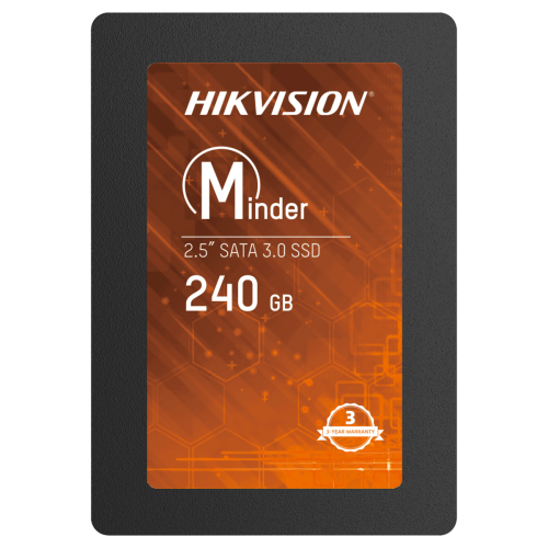 SSD Hikvision Minder, 240GB, Sata III, Leitura 530MBs e Gravação 400MBs, HS-SSD-Minder(S) 240G - Open Box