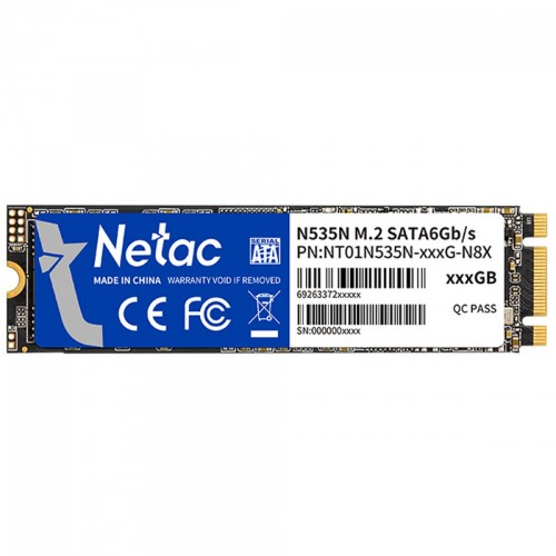 SSD Netac N535N 128GB M.2 SATA III 510MB/s | Terabyte