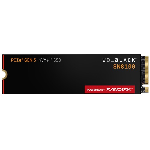 SSD WD_Black SN8100 NVMe M.2 2280, 4TB, PCIe Gen 5.0x4, Leitura