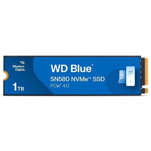 WD Blue SN580 1TB NVMe SSD (使用時間89時間) SSD WD Blue SA580, M.2 2280, NVMe, 1TB, Leitura 4150MBs e Gravação