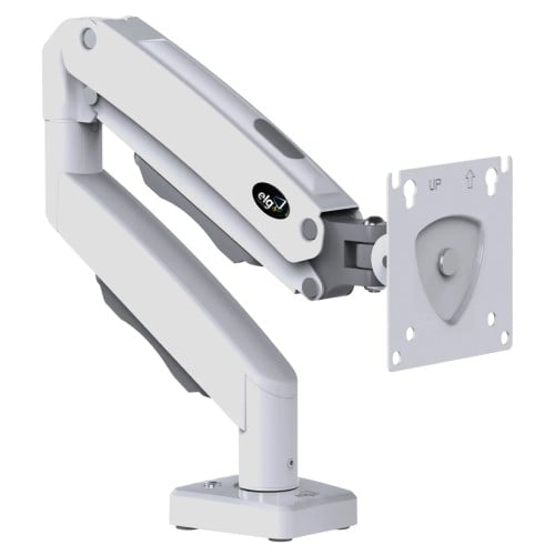 Suporte de Mesa ELG F80W, Articulado, Com Pistão, Para Monitores 17 Até 35 Pol, Branco