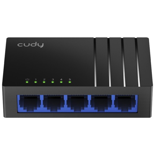 Switch Cudy GS105D 4.0, 5 Portas 10/100/1000Mbps, Preto