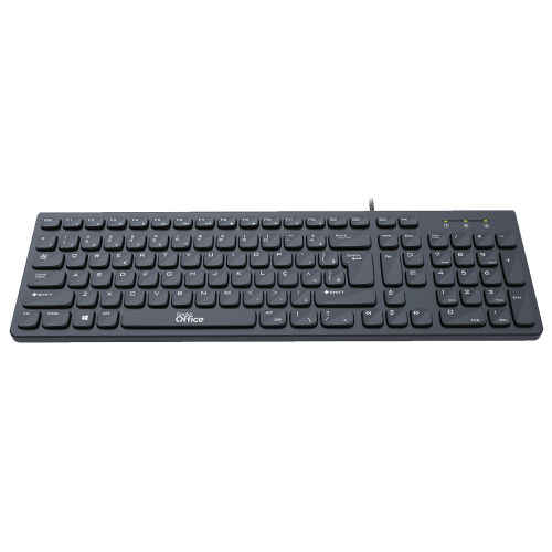 Teclado Dr. Office KDR-0204-B USB Membrana ABNT2 | Terabyte