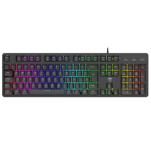 Teclado Gamer T-Dagger Echo RGB Membrana ABNT2 | Terabyte