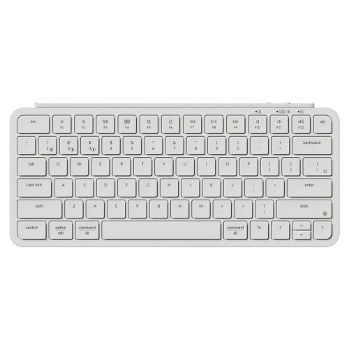 Teclado Keychron B1 Pro Ultra-Slim, Wireless/Bluetooth, Low Profile, ANSI, Branco, B1P-K8
