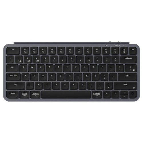 Teclado Keychron B1 Pro Ultra-Slim, Wireless/Bluetooth, Low Profile, ANSI, Preto, B1P-K1