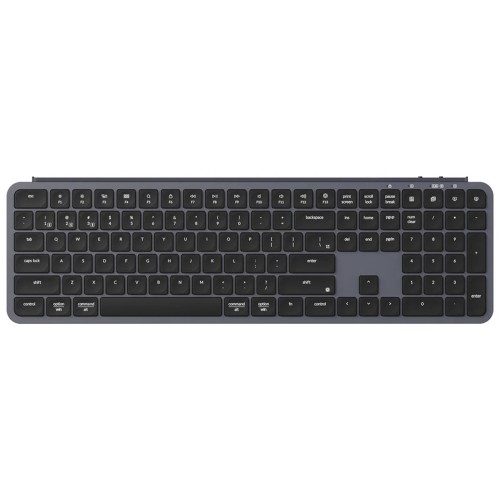 Teclado Keychron B6 Pro Ultra-Slim, Wireless/Bluetooth, Low Profile, ANSI, Preto, B6P-K1