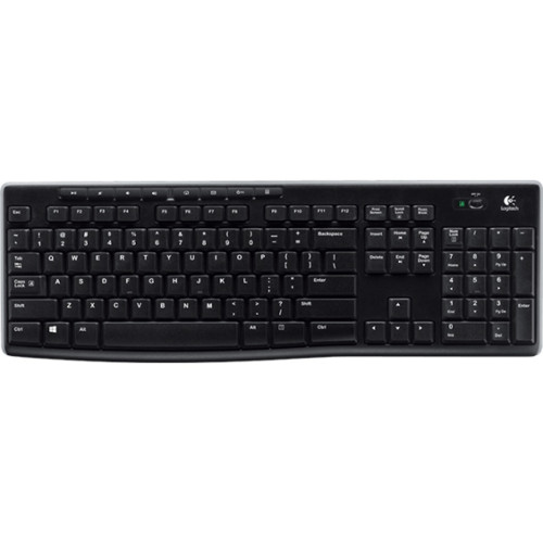 Teclado Logitech K270 2.4GHZ, Full-Size, Wireless, 920-004427