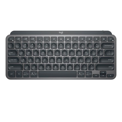 Teclado Logitech MX Keys Mini, Sem Fio, Iluminação Smart, Easy-Switch, Grafite, 920-010505