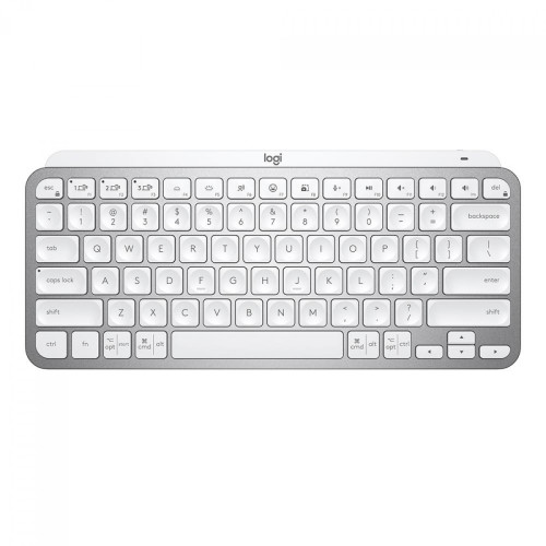Teclado Logitech MX Keys Mini, USB, Membrana, Sem Fio, Bluetooth, Branco, 920-010506