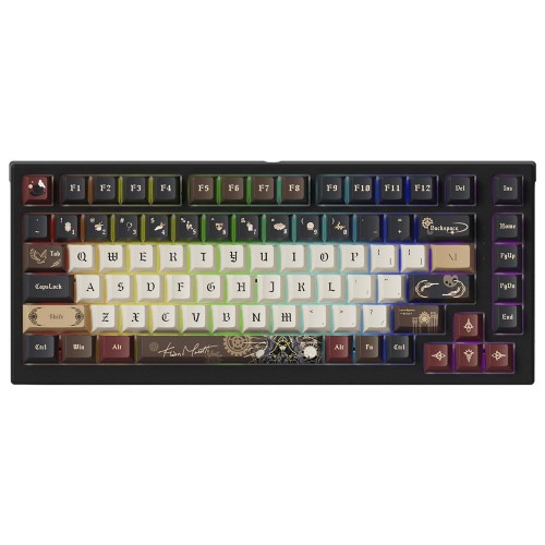 Teclado Magnético Gamer Akko TAC75 HE Lord of the Mysteries, RGB, Switch Akko AstroAim Magnetic, ANSI, 75%