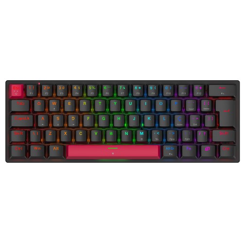 Teclado Magnético Gamer Machenike K500 M61, 60%, RGB, ABNT2, Switch Magnético Linear GR, Preto, JJ02GC00K