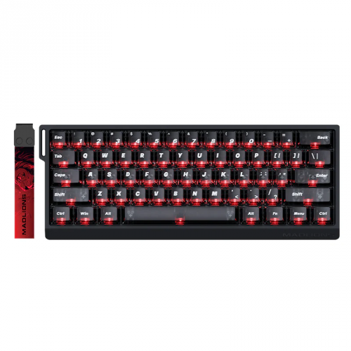 Teclado Magnético Gamer Madlions MAD60HE V2 Flagship, RGB, Switch