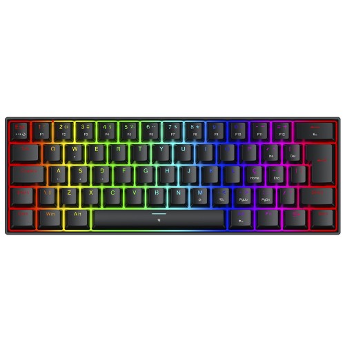 Teclado Magnético Gamer Redragon Fizz, RGB, 60%, 8K, Switch Magnético, ABNT2, Preto, K617RGB-M