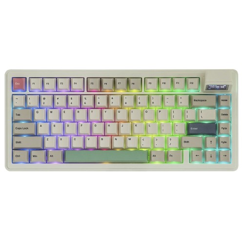 EPOMAKER RT82 メカニカル キーボード Teclado Mecânico Gamer Epomaker RT82, Wireless/Bluetooth, RGB